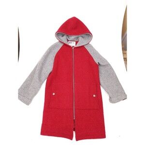 Womens Vtg Kristen Blake Apre's Wool Fleece/Fully Lined Jacket Hoodie Size S